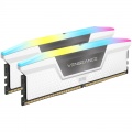 Corsair Vengeance RGB, DDR5-6200, CL36 - 32GB Dual Kit, White