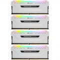 Corsair Vengeance RGB Pro Series White, DDR4-3000, CL15 - 32GB Quad Kit