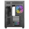 Antec C5 PC case, Midi-Tower, ATX, RGB, Tempered Glass - black