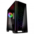 Antec New Gaming NX600 Midi Tower, RGB, Tempered Glass - Black