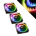 Antec Prizm 120 ARGB fan, 3-pack, incl. Controller and RGB LED strips - 120 mm