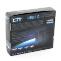 CiT 3.5inch USB 3.0 SATA Aluminium HDD Enclosure U3PD