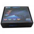 CiT 3.5inch USB 3.0 SATA Aluminium HDD Enclosure U3YA Black