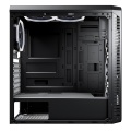 CiT Blaze Gaming Chassis 6 x Single Ring Fan Blue Tempered Glass