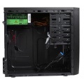 CiT Elite Micro ATX Case Black Interior 500W 12cm Black PSU