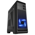 CiT Hero Midi Case with 1 x 12cm Front Blue LED Fan and 1 x USB3 with Side Window