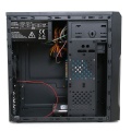 CiT MX-A05 Black Micro ATX Chassis BlackInterior 500W PSU USB3 Cable Mngmt