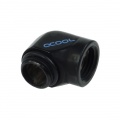 Alphacool L-connector G1/4 Male to G1/4 Female - Deep Black
