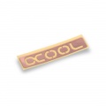 Alphacool Stickers 45x10mm - Shiny Copper
