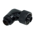Alphacool 16/10 Compression Fitting 90degree Rotary G1/4 - Deep Black