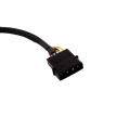 Alphacool 4Pin Molex single adapter for Alphacool magnetic valve 50cm - Black