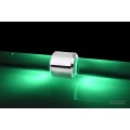 Alphacool Aurora HardTube LED ring 13mm chrome - green
