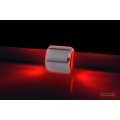 Alphacool Aurora HardTube LED ring 16mm chrome - red