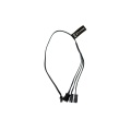 Alphacool Digital RGB LED y-cable 3-times with JST male connector 30cm - black