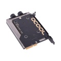 Alphacool Eisblock HDX-3 PCI-e 3.0 x4 adaptor for M.2 NGFF with water cooling block - Black