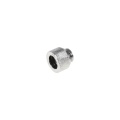 Alphacool Eiszapfen 12mm HardTube Compression Fitting G1/4 for rigid tubes - knurled - Chrome