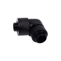 Alphacool Eiszapfen 13/10mm Compression Fitting 90degree Rotary G1/4 - Deep Black