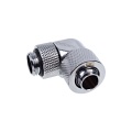Alphacool Eiszapfen 13/10mm Compression Fitting 90degree Rotary G1/4 - Chrome