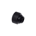 Alphacool Eiszapfen 13mm HardTube Compression Fitting G1/4 for rigid tubes - knurled - Deep Black