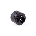 Alphacool Eiszapfen 14mm HardTube compression fitting G1/4 - knurled - deep black