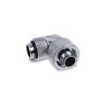 Alphacool Icicle 16/10mm compression fitting 90° rotatable G1/4 - 4pcs Set Chrome