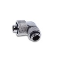 Alphacool Icicle 16/10mm compression fitting 90° rotatable G1/4 - 4pcs Set Chrome
