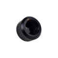 Alphacool Eiszapfen 16mm HardTube Compression Fitting G1/4 for rigid tubes - knurled - Deep Black