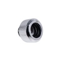 Alphacool Eiszapfen 16mm HardTube Compression Fitting G1/4 for rigid tubes - knurled - Chrome