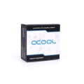 Alphacool Eiszapfen 16mm off set fitting rotatable G1/4 OT to G1/4 IT - chrom