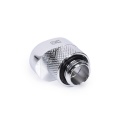 Alphacool Eiszapfen 8mm off set fitting rotatable G1/4 OT to G1/4 IT - chrome
