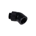 Alphacool Eiszapfen 45degree Rotary G1/4 Male to G1/4 Female - Deep Black
