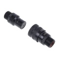 Alphacool Eiszapfen quick release connector kit with double bulkhead G1/4 inner thread - deep black