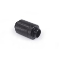 Alphacool ES D-Plug 25.5mm G1/4 AG to G1/4 AG - Deep Black