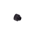 Alphacool HT 12mm HardTube Compression Fitting G1/4 for rigid tubes - knurled - Deep Black Six Pack