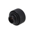 Alphacool HT 13mm HardTube Compression Fitting G1/4 for rigid tubes - knurled - Deep Black