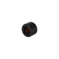 Alphacool HT 16mm HardTube Compression Fitting G1/4 for rigid tubes - knurled - Deep Black