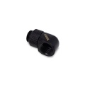 Alphacool Icicle L-connector rotatable G1/4 AG to G1/4 IG - 4pcs Set Deep Black