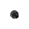 Alphacool Eiszapfen 12mm HardTube Compression Fitting G1/4 for rigid tubes - knurled - Deep Black Six Pack