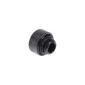 Alphacool Eiszapfen 13mm HardTube Compression Fitting G1/4 for rigid tubes - knurled - Deep Black Six Pack