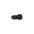 Alphacool Eiszapfen 16mm HardTube Compression Fitting 45degree Rotary G1/4 for rigid tubes - knurled - Deep Black