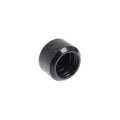 Alphacool Eiszapfen 16mm HardTube Compression Fitting G1/4 for rigid tubes - knurled - Deep Black Six Pack