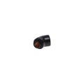 Alphacool L-connector 45 G1/4 inner thread to G1/4 inner thread - deep blackAlphacool L-connector 45degree G1/4 Male to G1/4 Male - Deep Black
