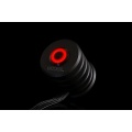 Alphacool Powerbutton push button 19mm red lighting - deep black