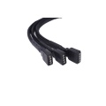 Alphacool y-cable RGB 4pol to 3x 4pol 30cm incl. connector - black