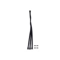 Alphacool y-cable RGBW 5pol to 3x 5pol 30cm incl. connector - black
