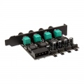Lamptron CP436 4-channel fan controller for PCI slot - black