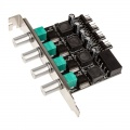 Lamptron CP436 4-channel fan controller for PCI slot - silver