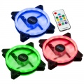 Lamptron Nova RGB-LED-Dual-Ring Fan - 120mm, set of 3 incl. Controller