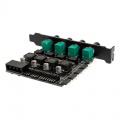 Lamptron PCI fan controller CP436 ARGB - black
