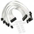 Lamptron Silver Coated Cable Extension Kit - silver